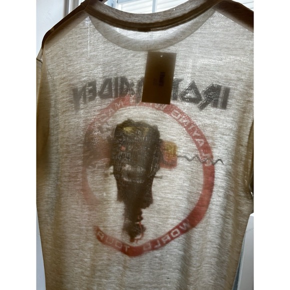 1988 Iron Maiden Playing With Madness T Shirt - Picture 5 of 5